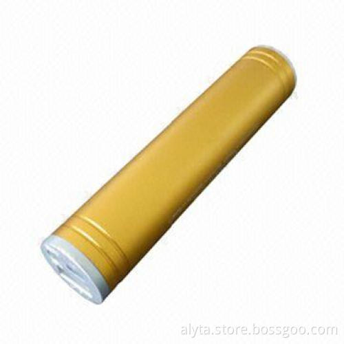 2,400mAh Aluminum Alloy Portable Power Bank/Charger for Mobile Phones, LED Flashlights, 76.5g Weight